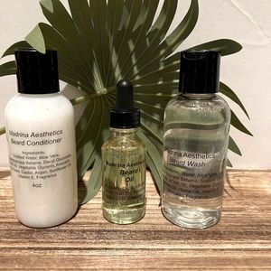 Men’s face beard oil, conditioner and face wash. Brand new with seals
